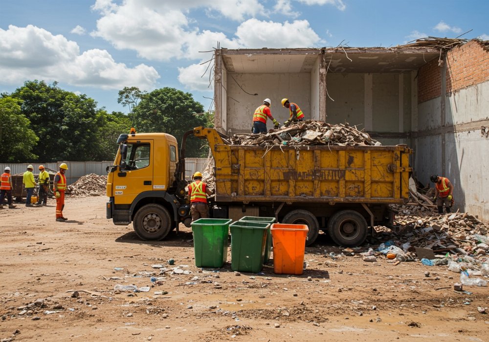 descarte legal de entulho de obras